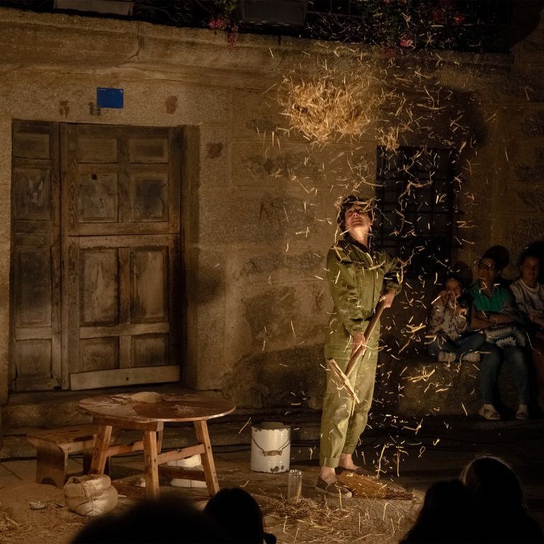 Una rueda que da vueltas